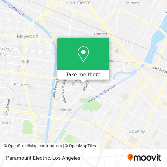 Mapa de Paramount Electric