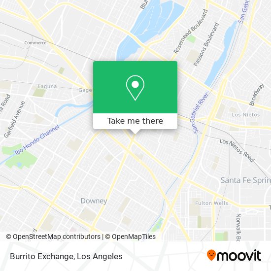 Mapa de Burrito Exchange