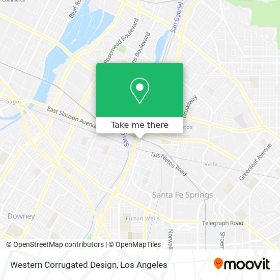 Western Corrugated Design map