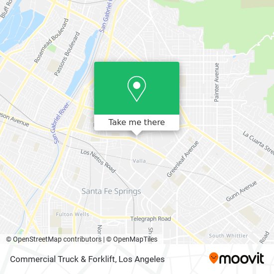 Mapa de Commercial Truck & Forklift