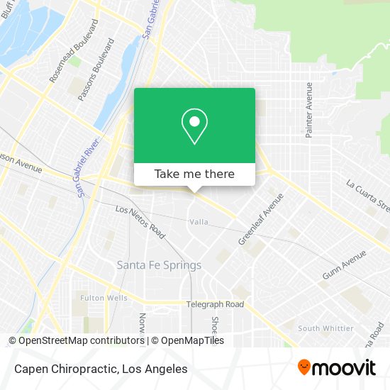 Mapa de Capen Chiropractic