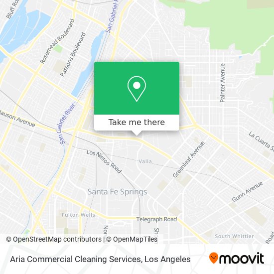 Mapa de Aria Commercial Cleaning Services