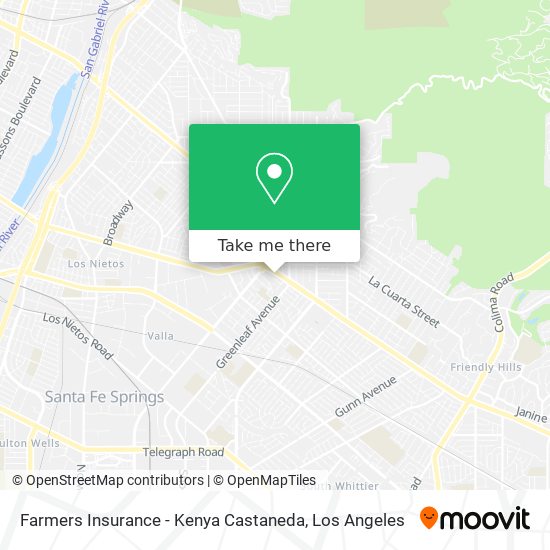 Farmers Insurance - Kenya Castaneda map