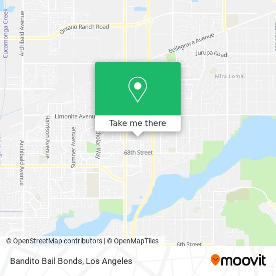 Bandito Bail Bonds map