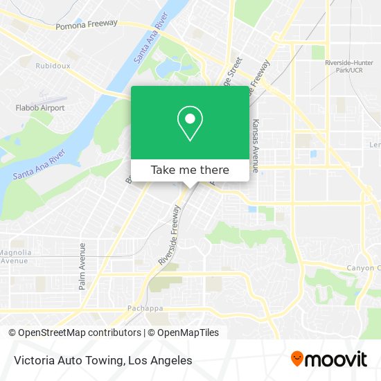 Victoria Auto Towing map