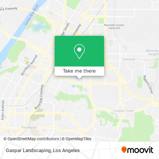 Gaspar Landscaping map