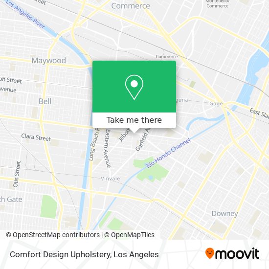 Comfort Design Upholstery map