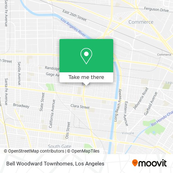 Mapa de Bell Woodward Townhomes