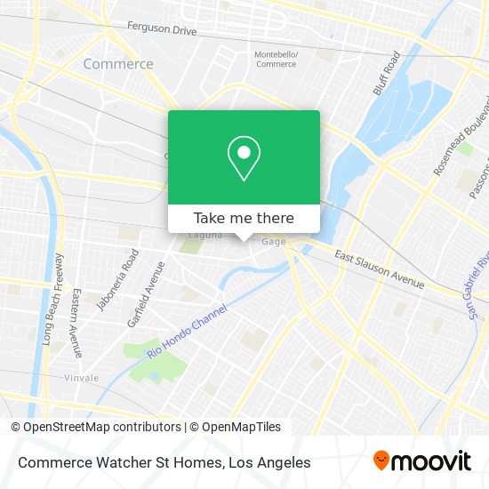 Mapa de Commerce Watcher St Homes