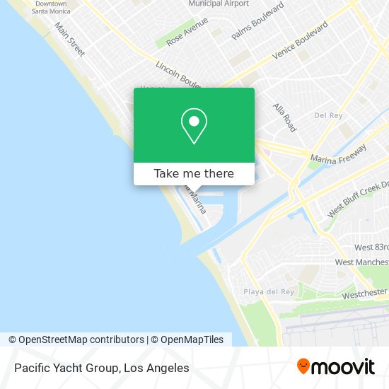 Pacific Yacht Group map