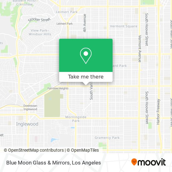 Blue Moon Glass & Mirrors map