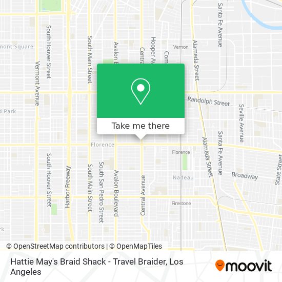 Mapa de Hattie May's Braid Shack - Travel Braider