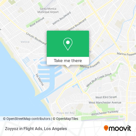 Mapa de Zoyyoz in Flight Ads