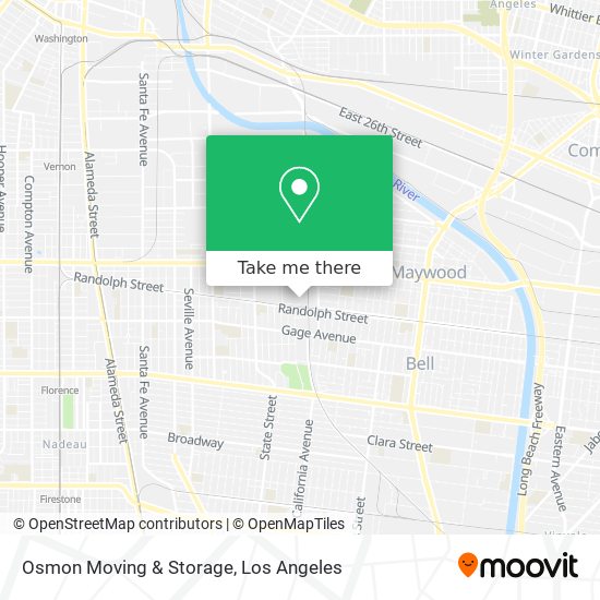 Osmon Moving & Storage map