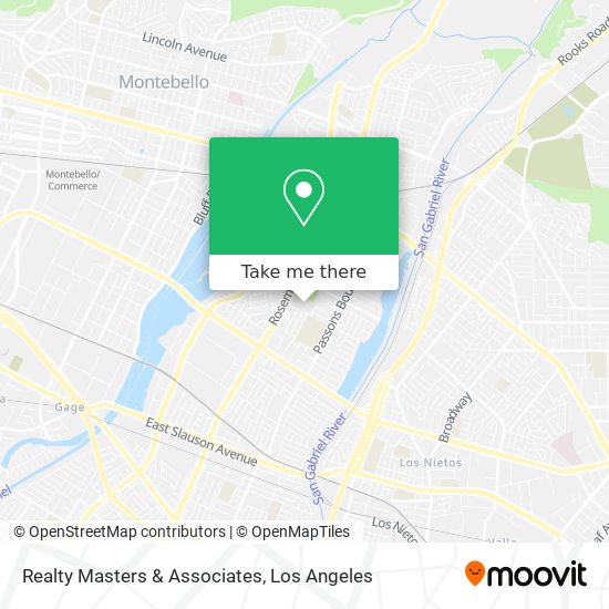 Realty Masters & Associates map