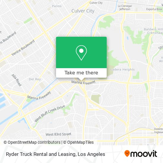 Ryder Truck Rental and Leasing map