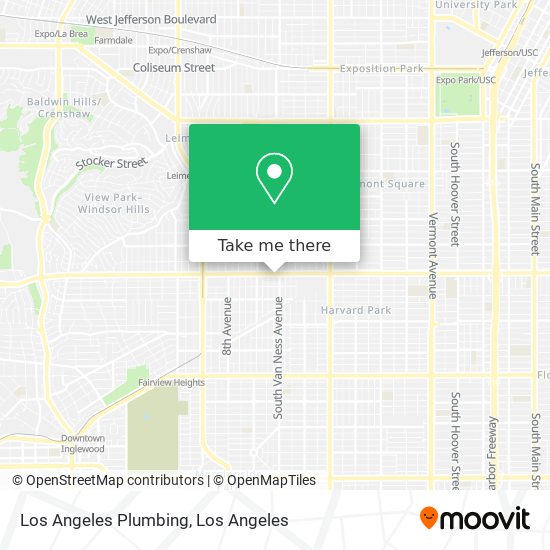 Los Angeles Plumbing map