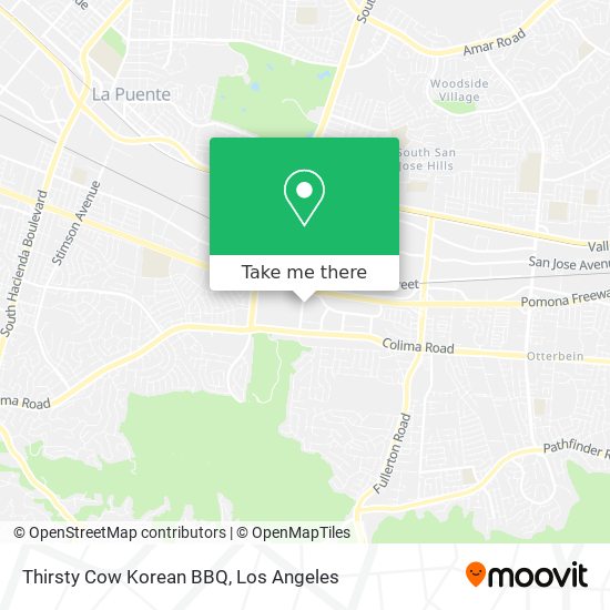 Mapa de Thirsty Cow Korean BBQ