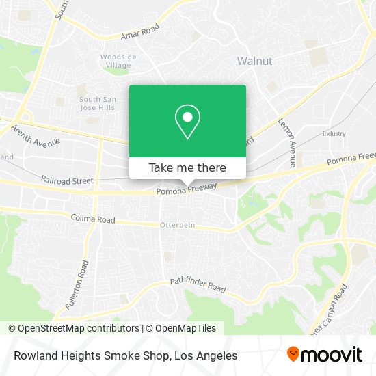 Rowland Heights Smoke Shop map