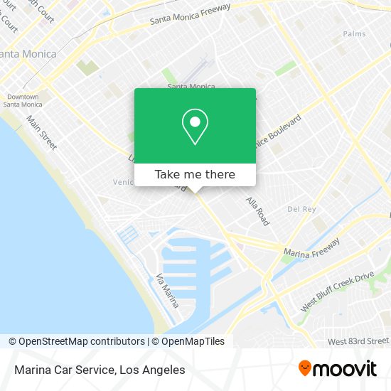 Marina Car Service map