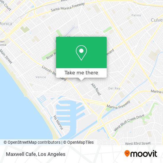 Mapa de Maxwell Cafe