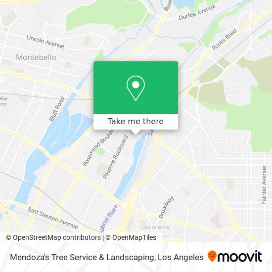 Mapa de Mendoza's Tree Service & Landscaping