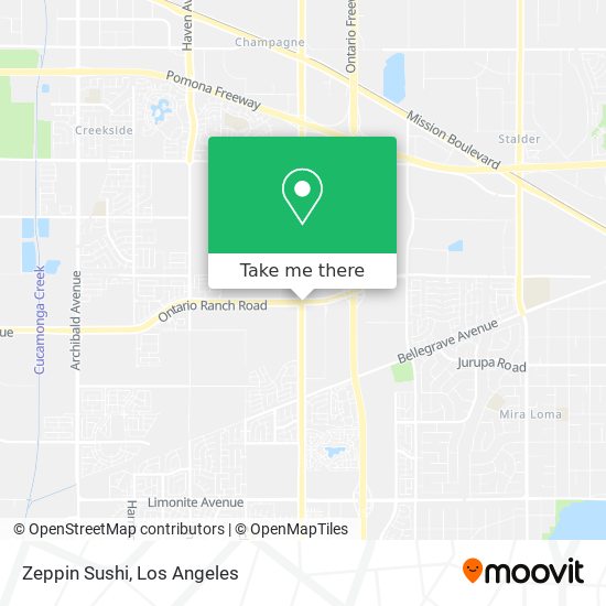 Zeppin Sushi map