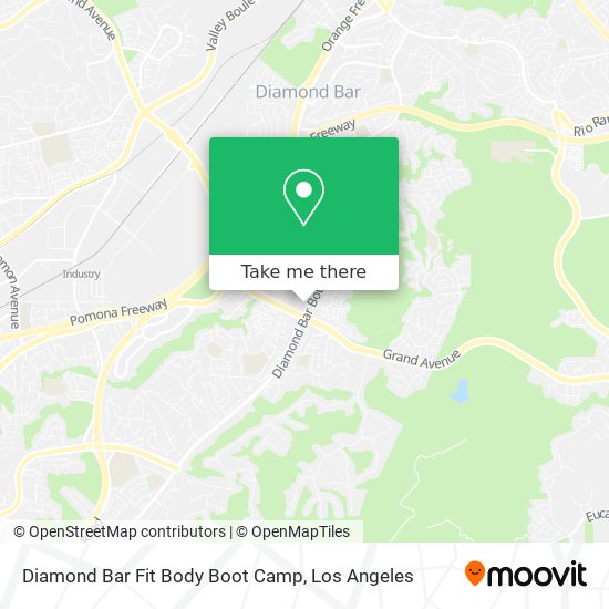 Mapa de Diamond Bar Fit Body Boot Camp