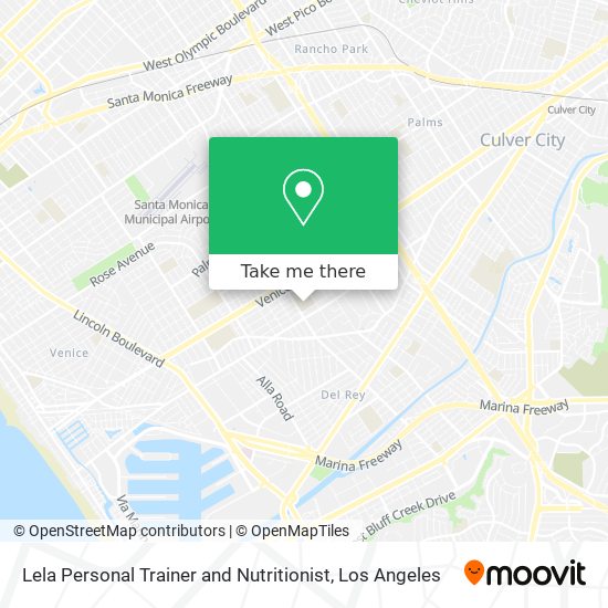 Lela Personal Trainer and Nutritionist map