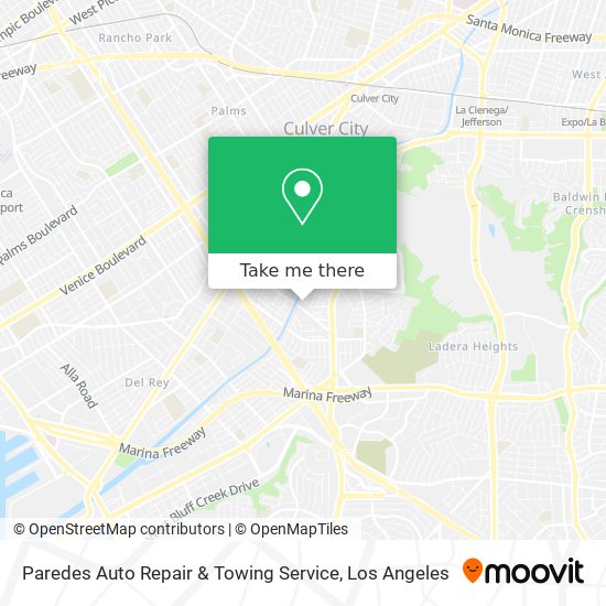 Mapa de Paredes Auto Repair & Towing Service