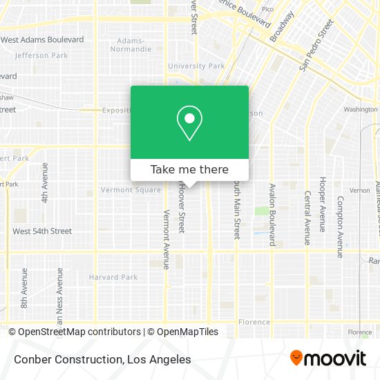 Conber Construction map