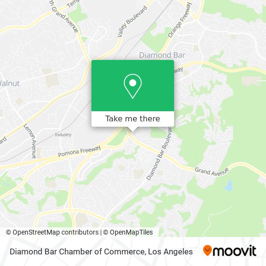 Diamond Bar Chamber of Commerce map