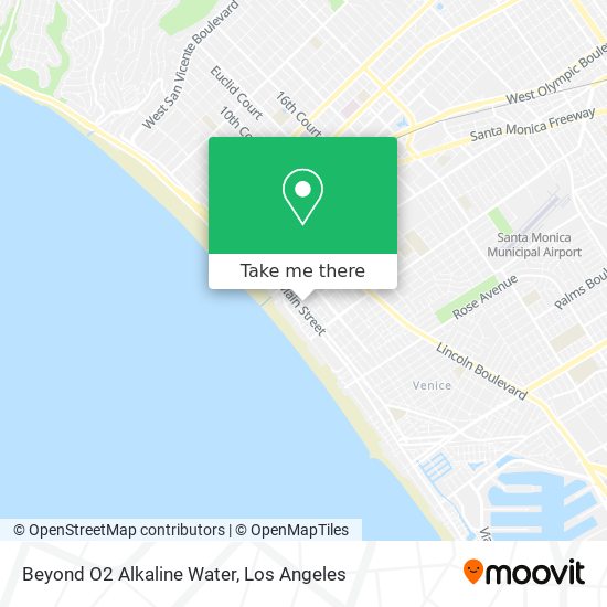 Beyond O2 Alkaline Water map