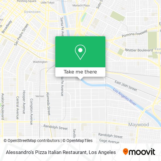 Alessandro's Pizza Italian Restaurant map