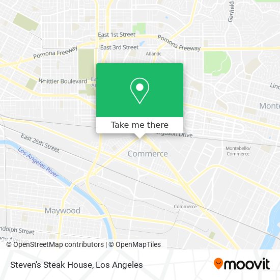 Mapa de Steven's Steak House