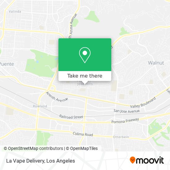 La Vape Delivery map