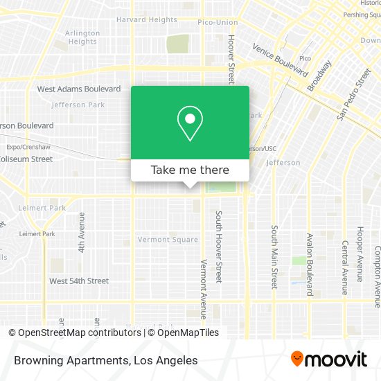 Mapa de Browning Apartments