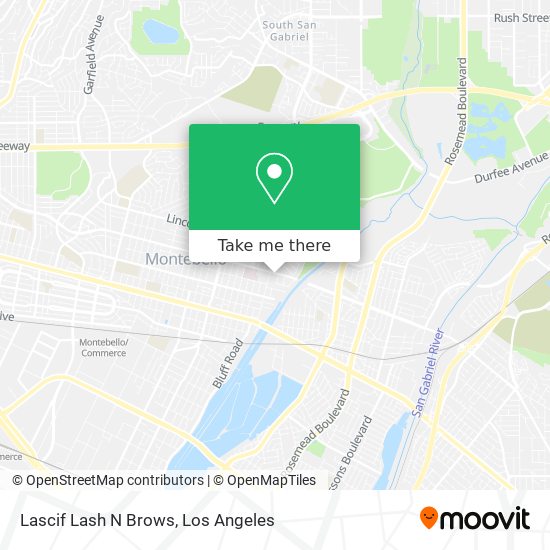 Lascif Lash N Brows map