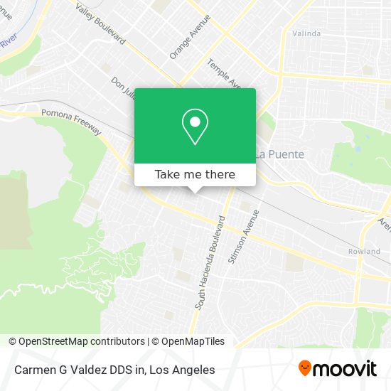 Mapa de Carmen G Valdez DDS in