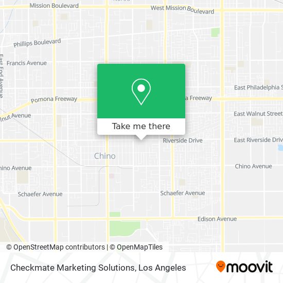 Mapa de Checkmate Marketing Solutions