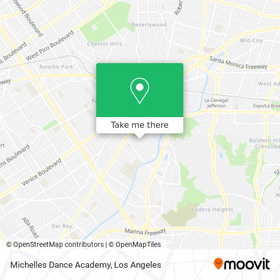 Mapa de Michelles Dance Academy