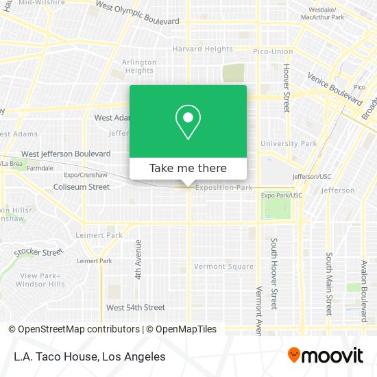 L.A. Taco House map