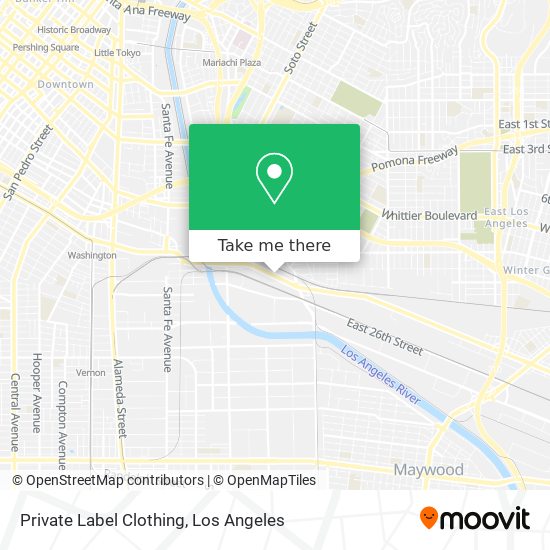 Private Label Clothing map