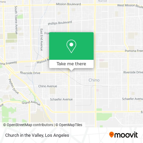 Church in the Valley map