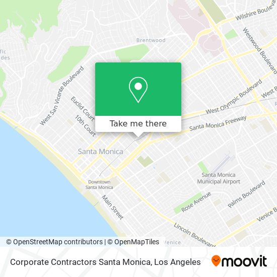 Mapa de Corporate Contractors Santa Monica