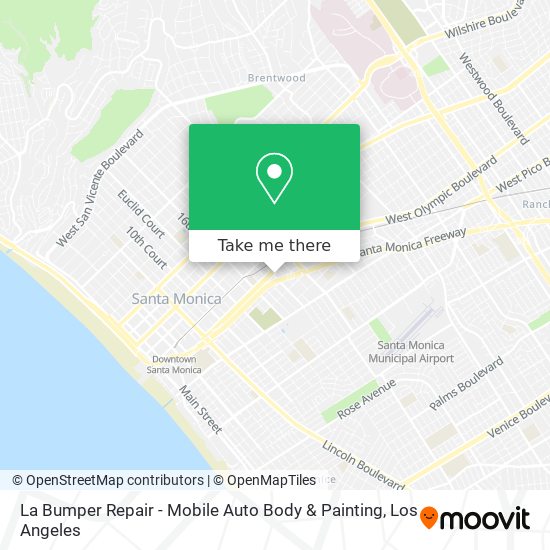 La Bumper Repair - Mobile Auto Body & Painting map