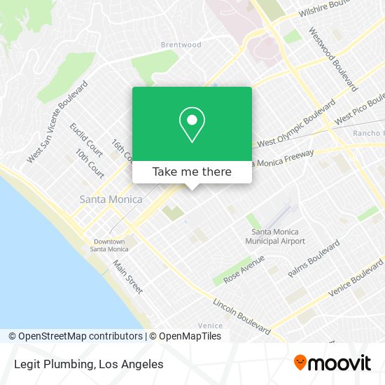 Mapa de Legit Plumbing