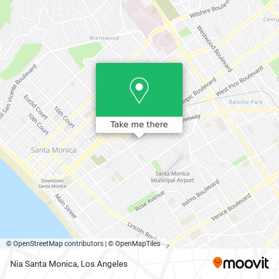 Mapa de Nia Santa Monica