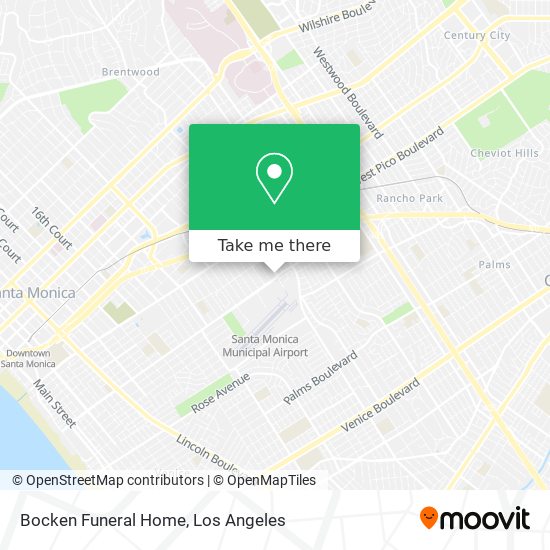 Bocken Funeral Home map