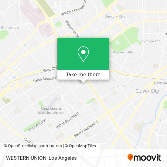 WESTERN UNION map